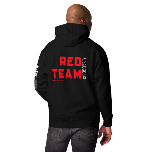 Cyber Security Red Team V8 - Unisex Hoodie ( Back Print ) by DarkByteGear
