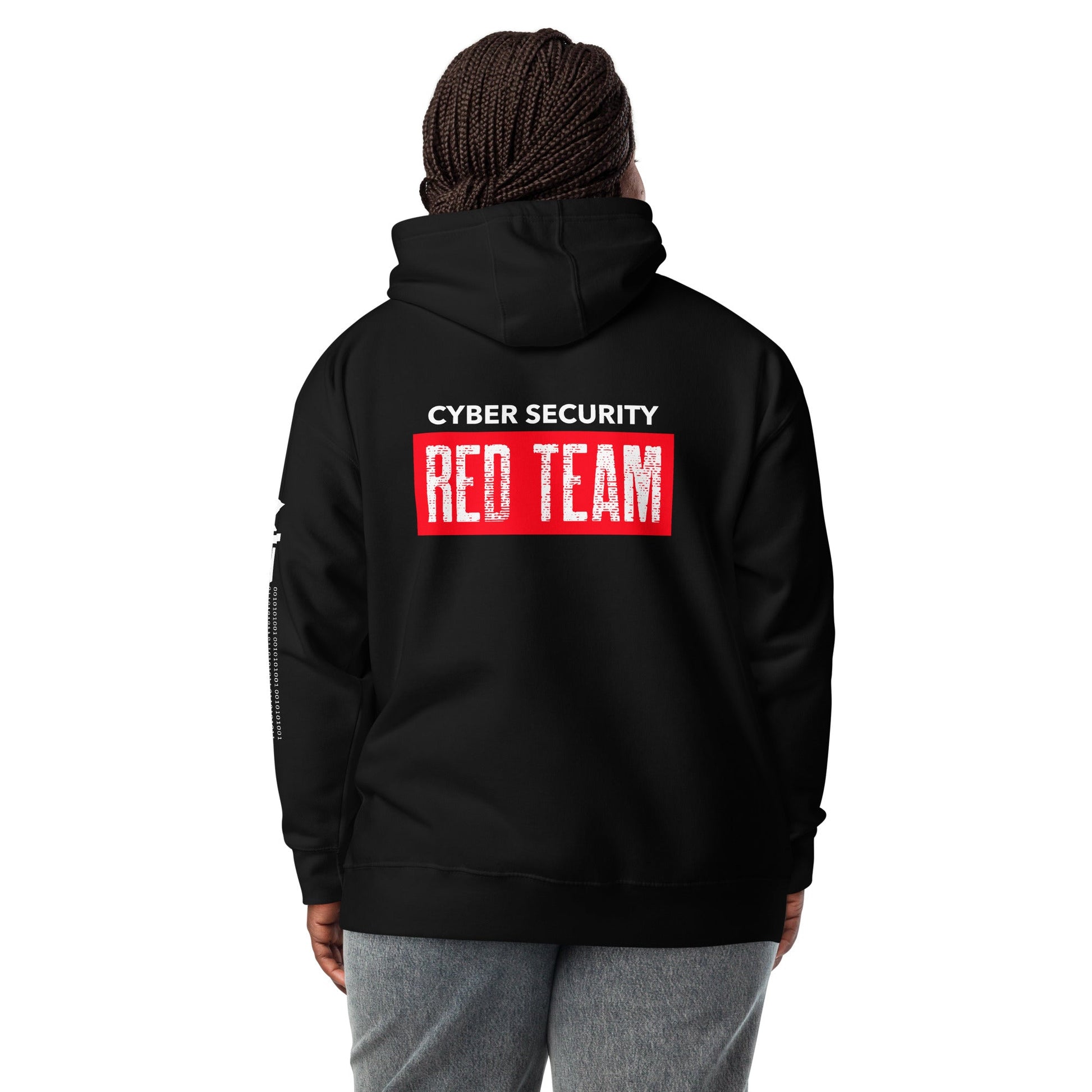 Cyber Security Red Team V1 - Unisex Hoodie ( Back Print ) by DarkByteGear