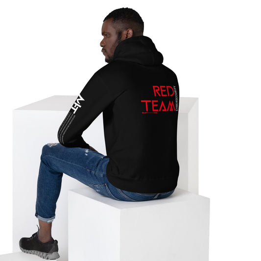 Cyber Security Red Team V4 - Unisex Hoodie ( Back Print ) by DarkByteGear