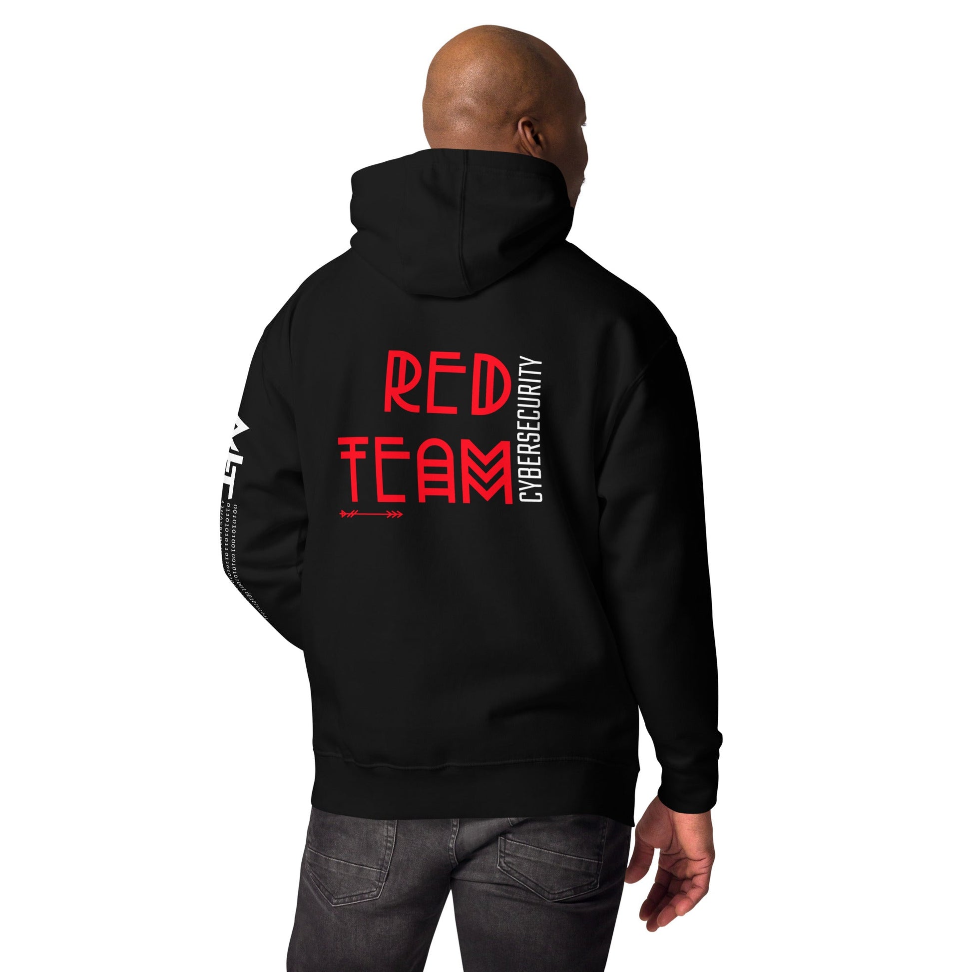Cyber Security Red Team V5 - Unisex Hoodie ( Back Print ) by DarkByteGear