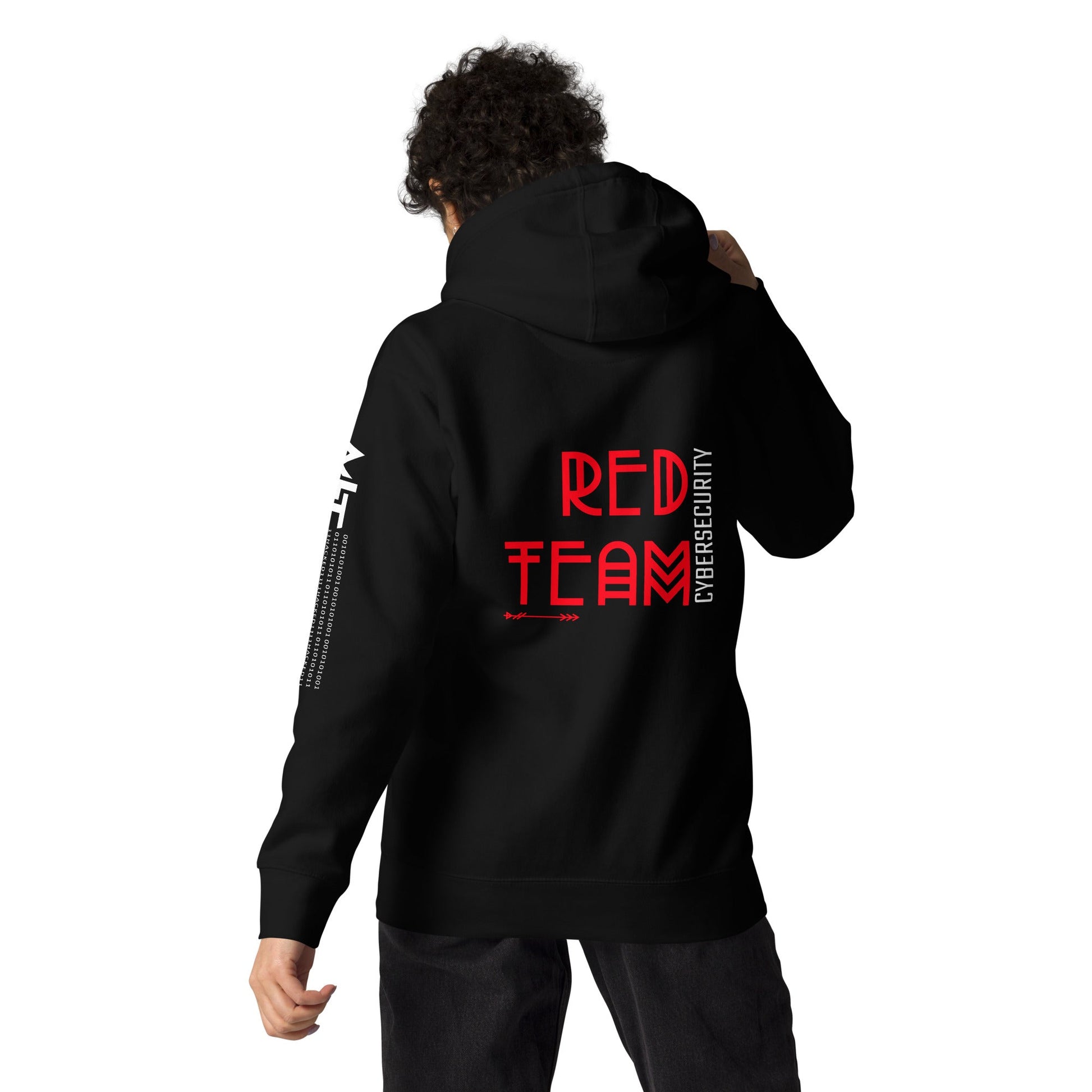 Cyber Security Red Team V5 - Unisex Hoodie ( Back Print ) by DarkByteGear