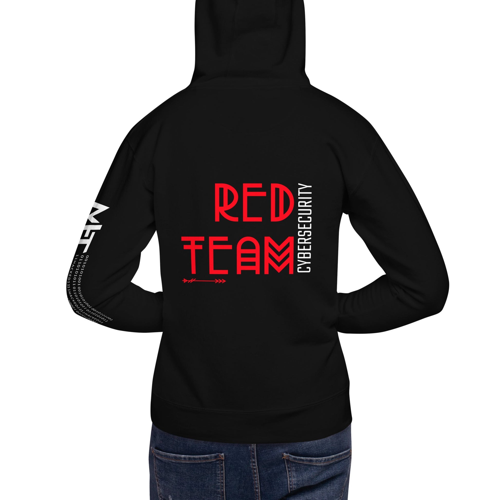 Cyber Security Red Team V5 - Unisex Hoodie ( Back Print ) by DarkByteGear