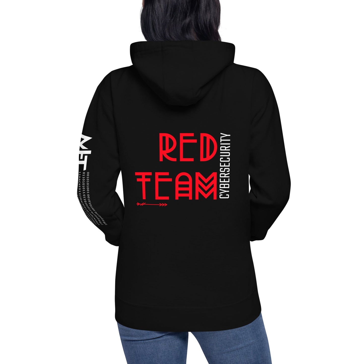 Cyber Security Red Team V5 - Unisex Hoodie ( Back Print ) by DarkByteGear