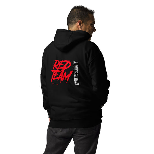 Cyber Security Red Team V6 - Unisex Hoodie ( Back Print ) by DarkByteGear