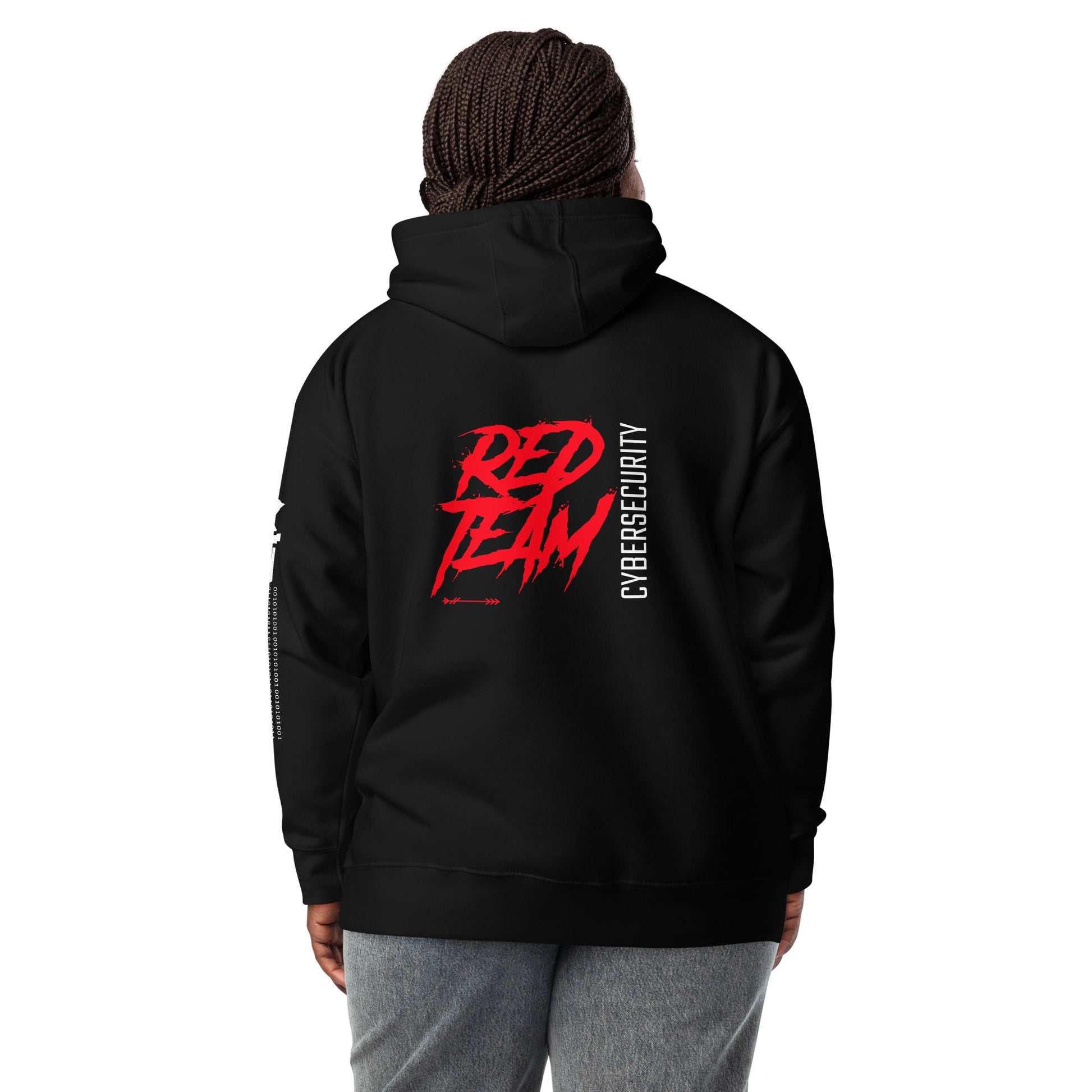 Cyber Security Red Team V6 - Unisex Hoodie ( Back Print ) by DarkByteGear