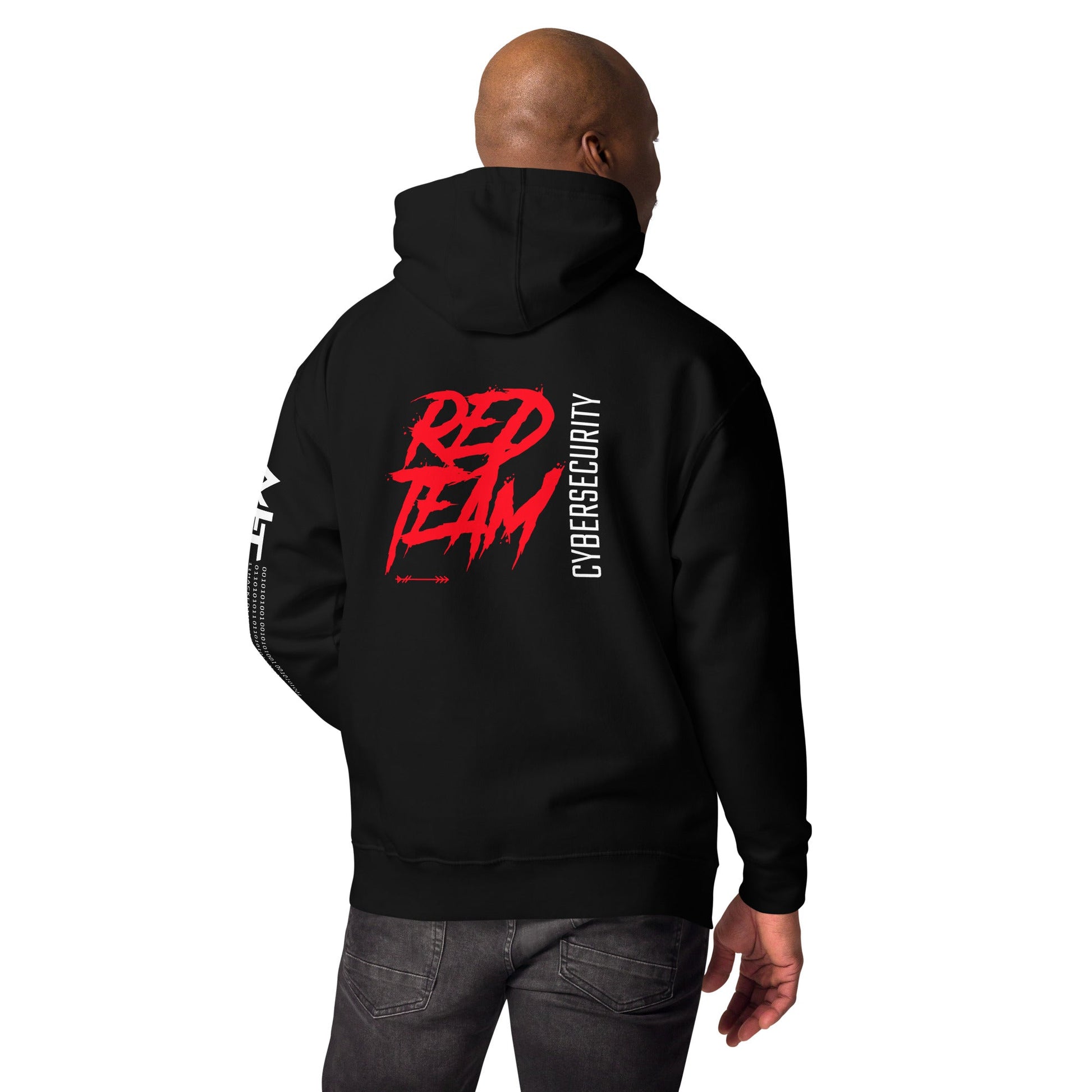 Cyber Security Red Team V6 - Unisex Hoodie ( Back Print ) by DarkByteGear