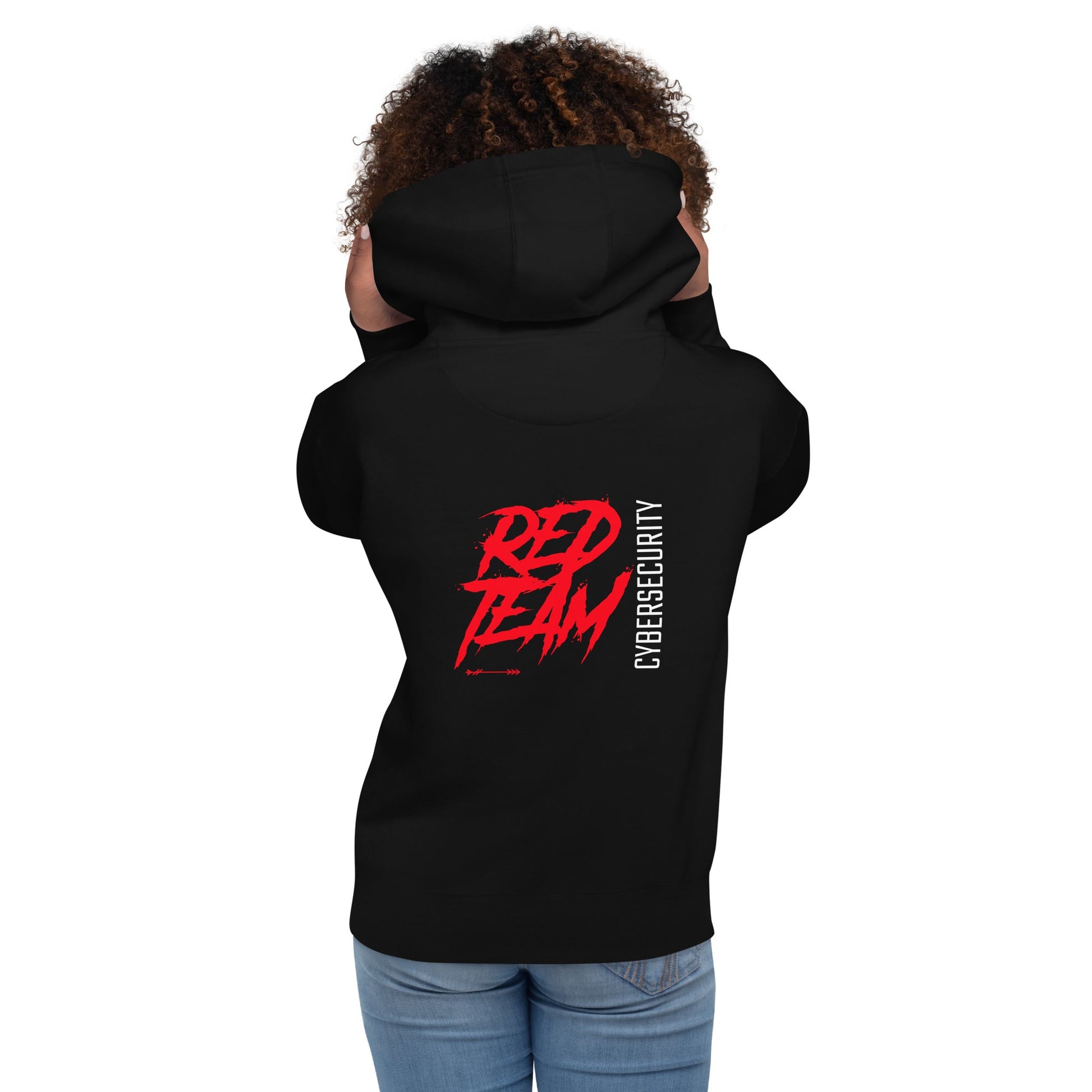 Cyber Security Red Team V6 - Unisex Hoodie ( Back Print ) by DarkByteGear