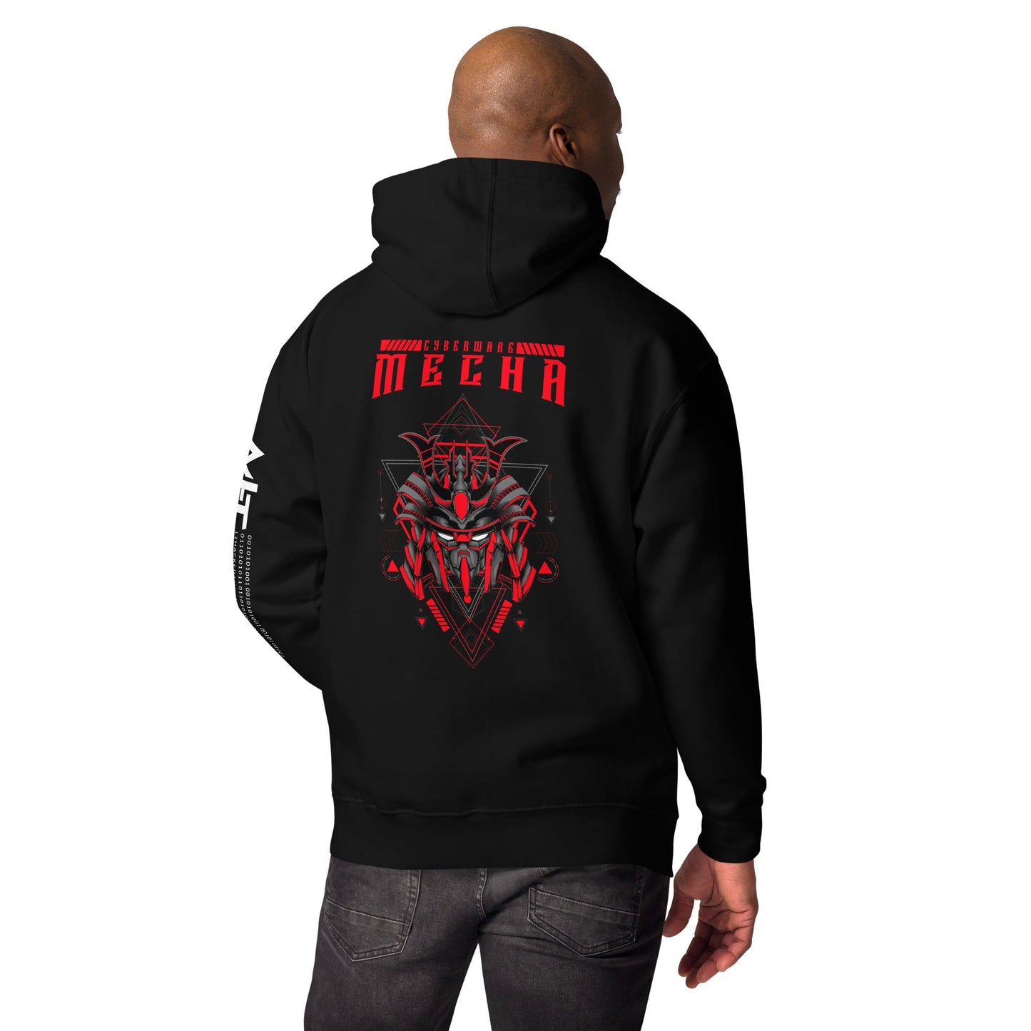 CyberWare Mecha - Unisex Hoodie ( Back Print ) by DarkByteGear