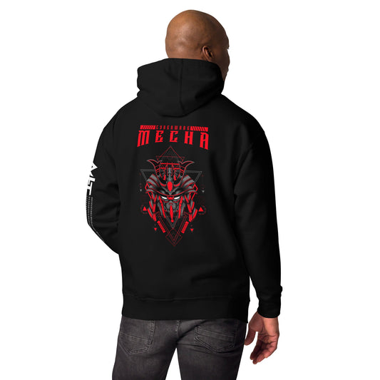 CyberWare Mecha - Unisex Hoodie ( Back Print ) by DarkByteGear