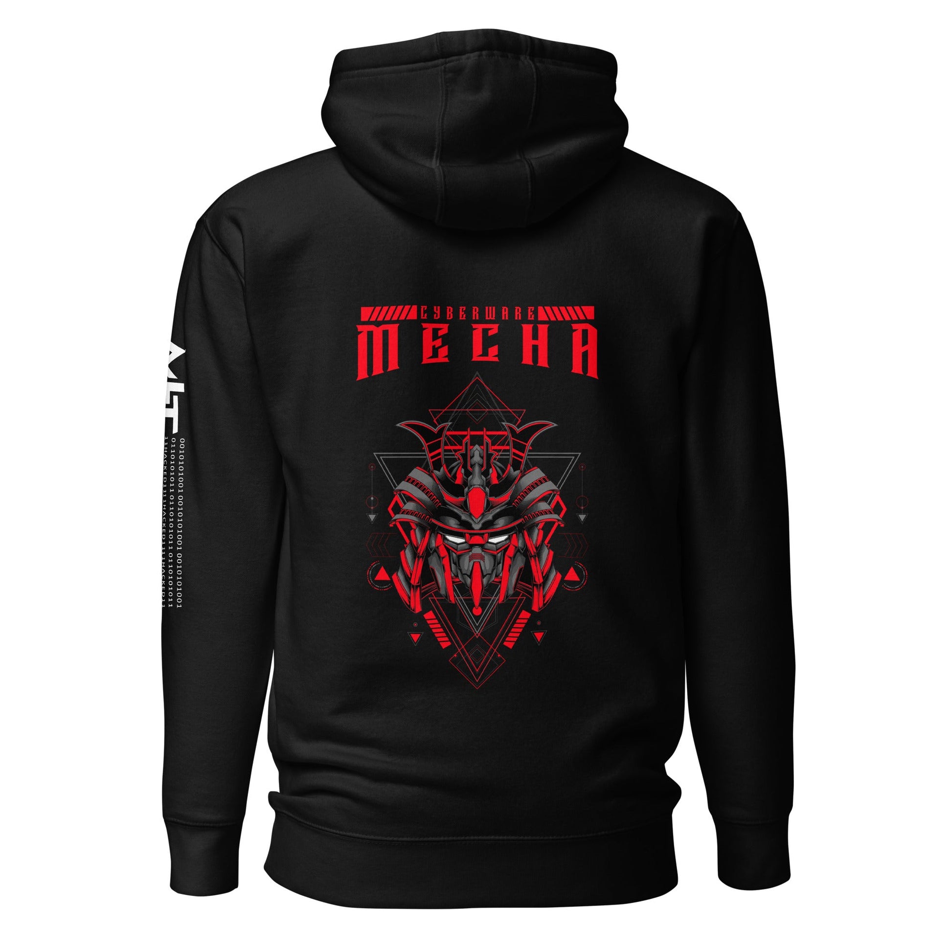 CyberWare Mecha - Unisex Hoodie ( Back Print ) by DarkByteGear