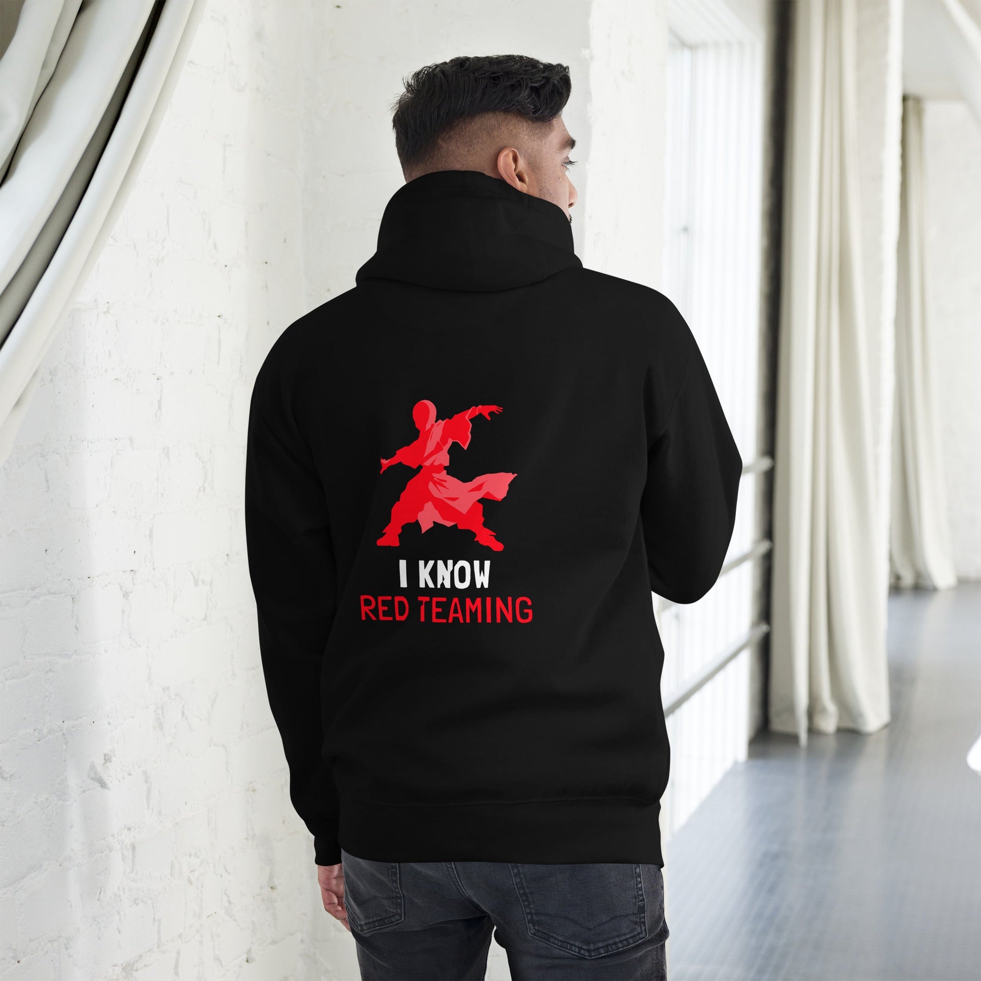 I Know Red Teaming - Unisex Hoodie( Back Print ) by DarkByteGear