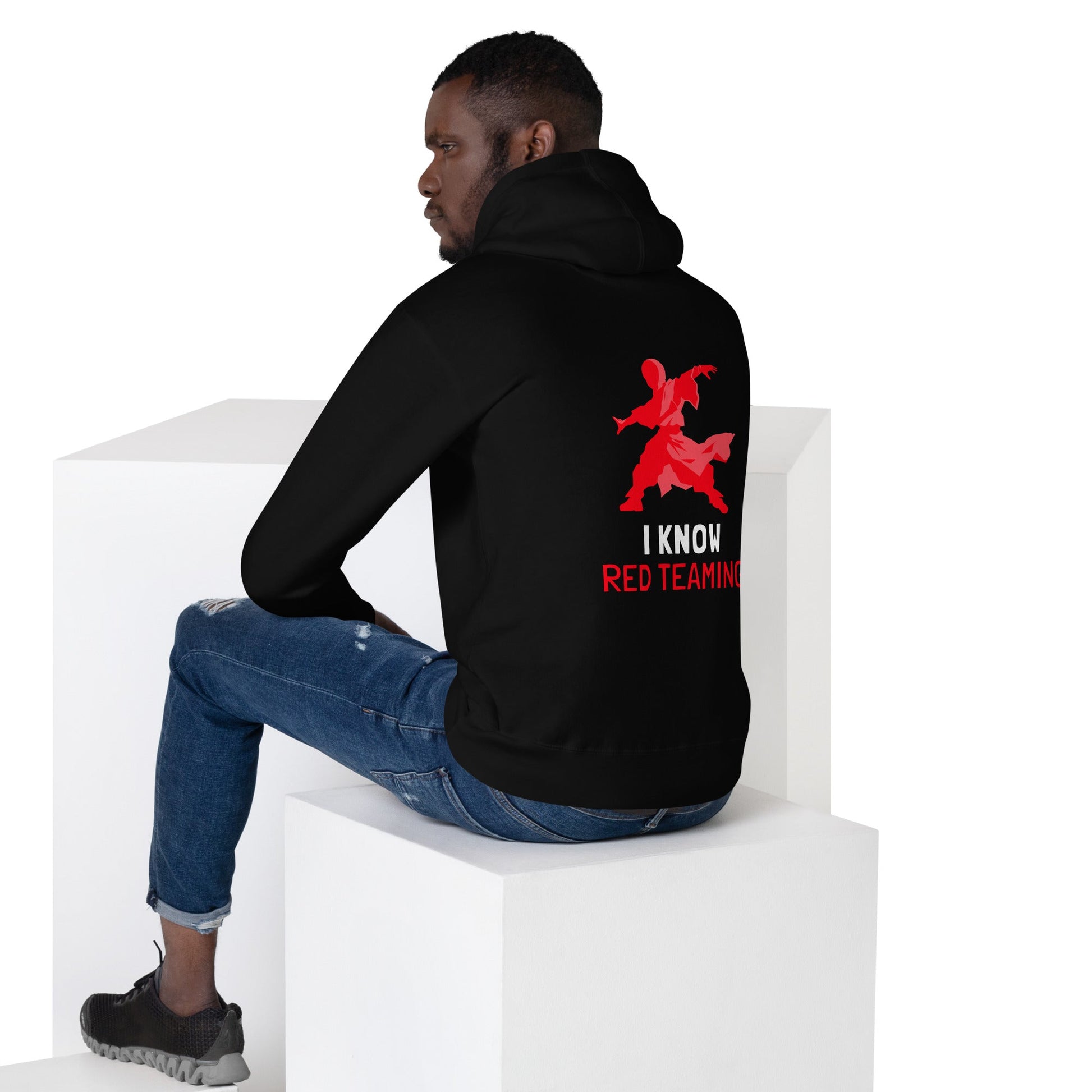 I Know Red Teaming - Unisex Hoodie( Back Print ) by DarkByteGear