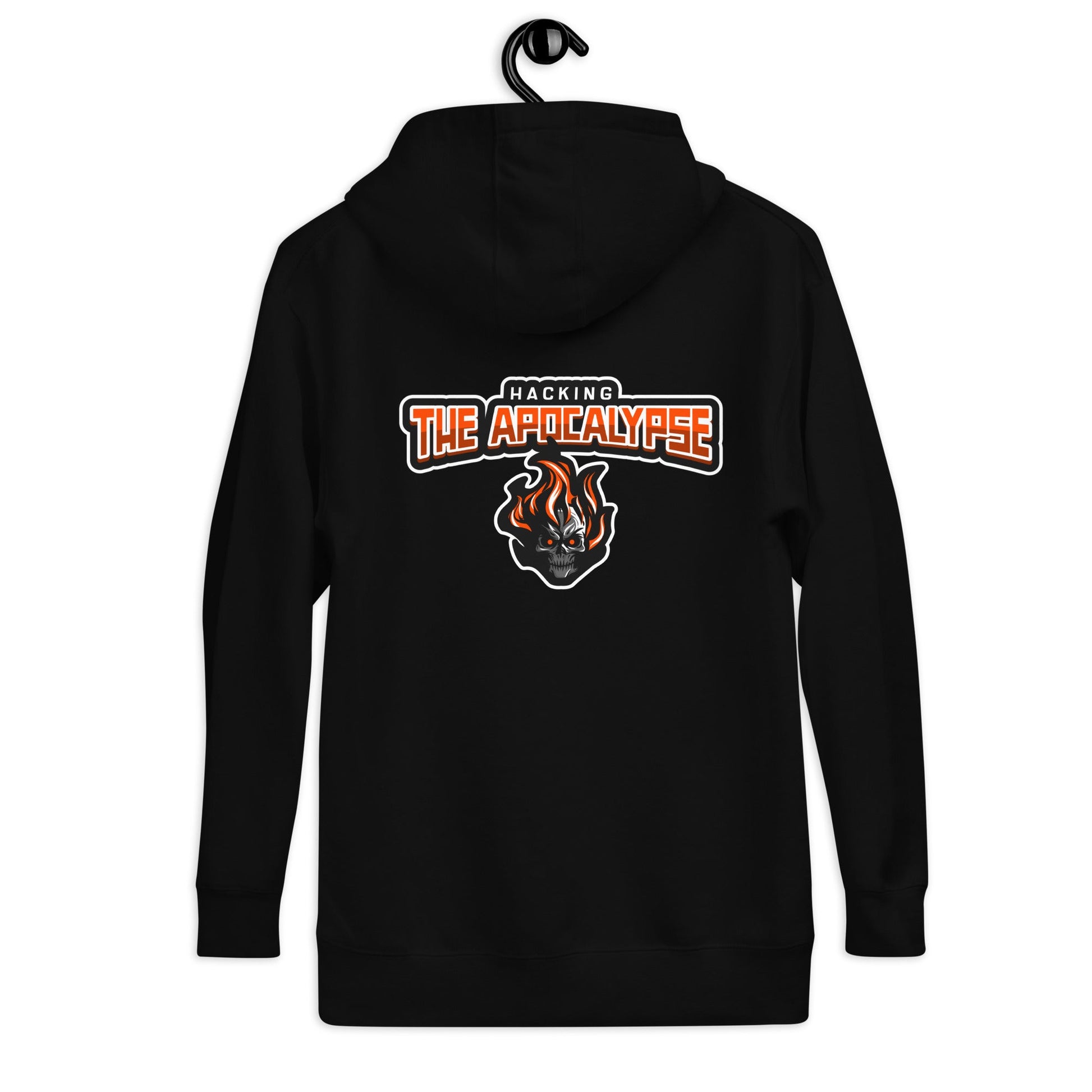 Hacking the Apocalypse V1 - Unisex Hoodie ( Back Print ) by DarkByteGear