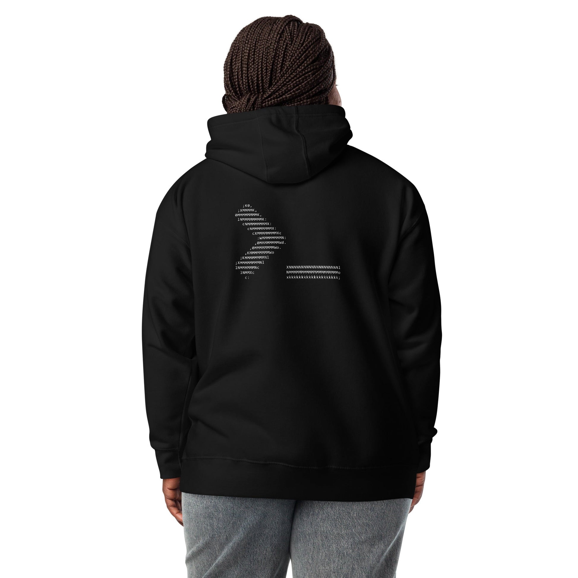 CLI - Unisex Hoodie ( Back Print ) by DarkByteGear