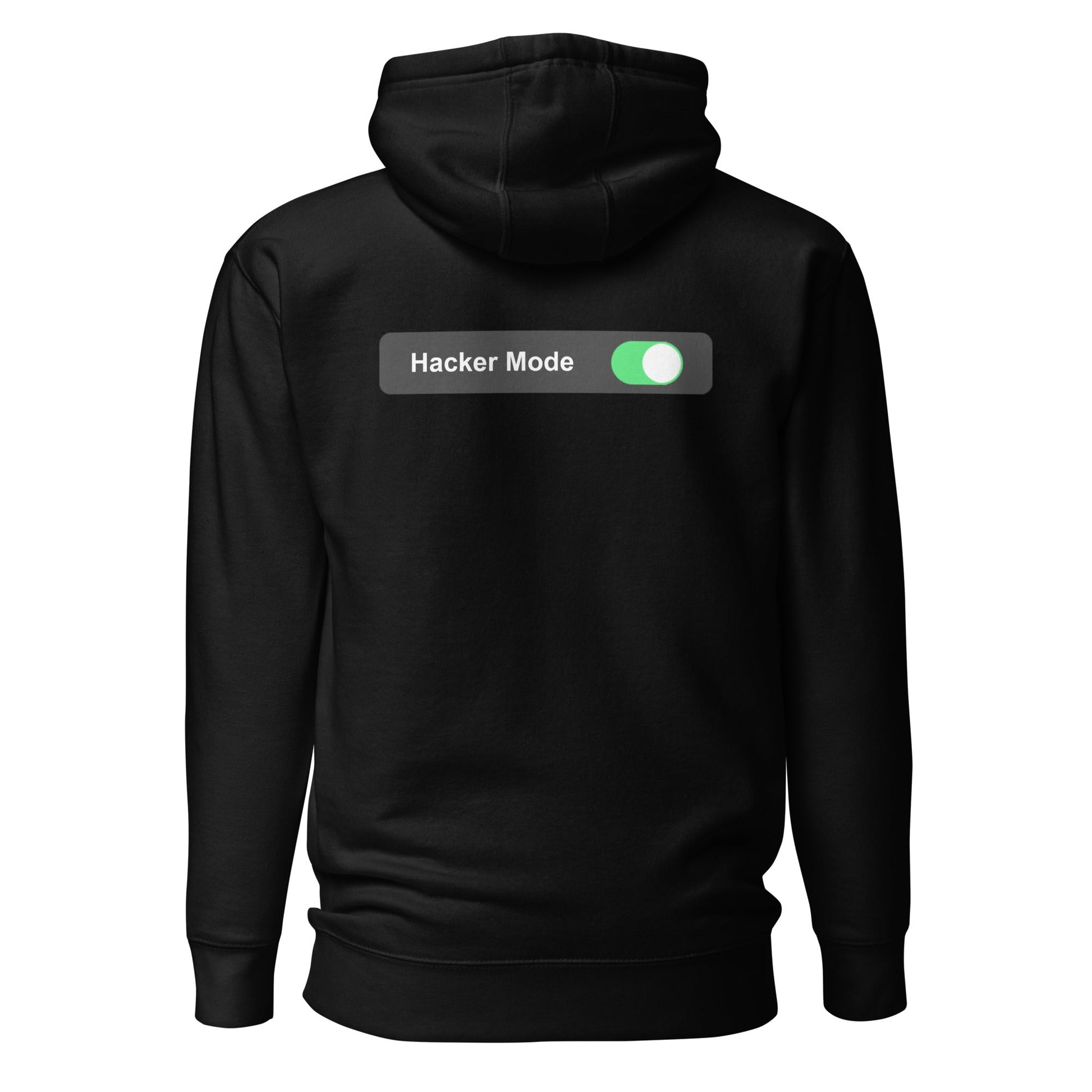 Hacker Mode On - Unisex Hoodie (back print) by DarkByteGear
