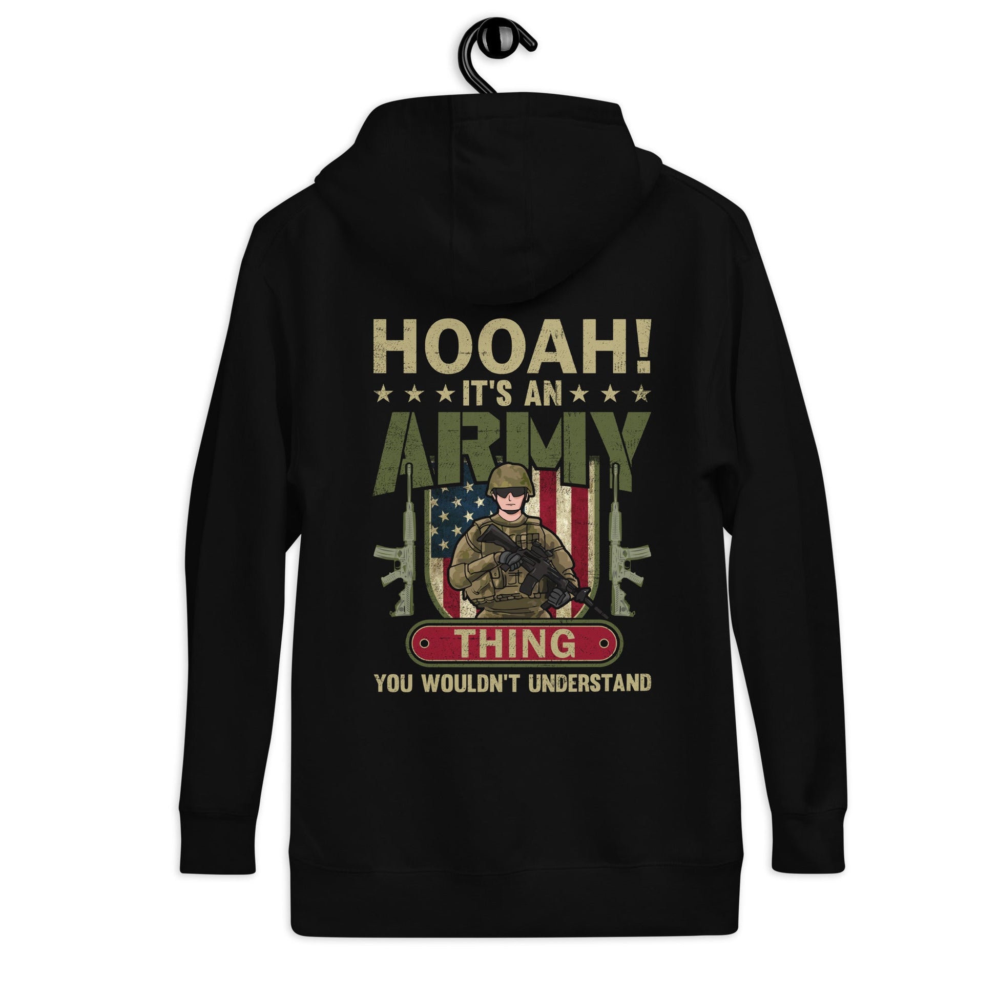 HOOAH! It's an Army thing you wouldn't understand - Unisex Hoodie ( Back Print ) by DarkByteGear