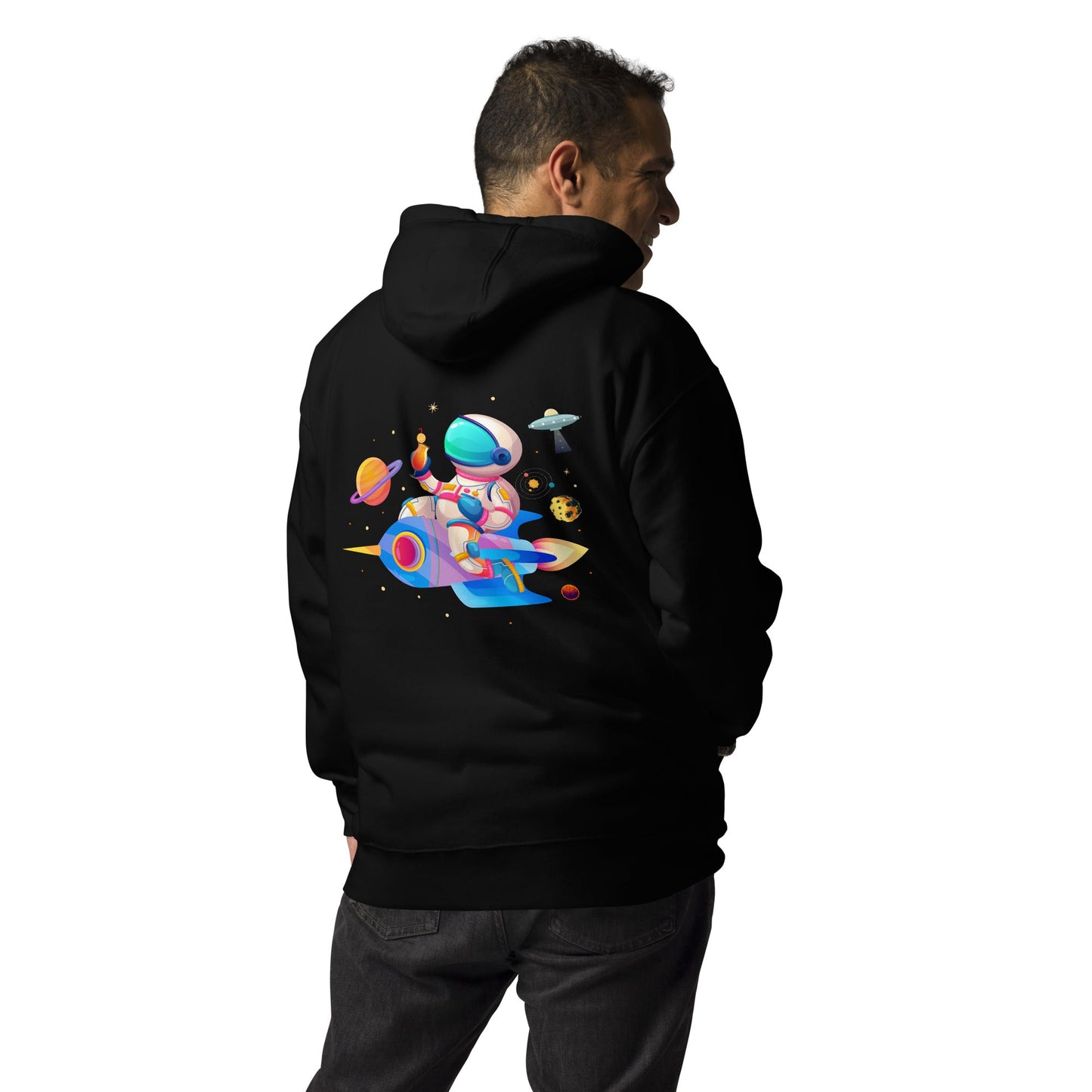 Explore - Unisex Hoodie ( Back Print ) by DarkByteGear