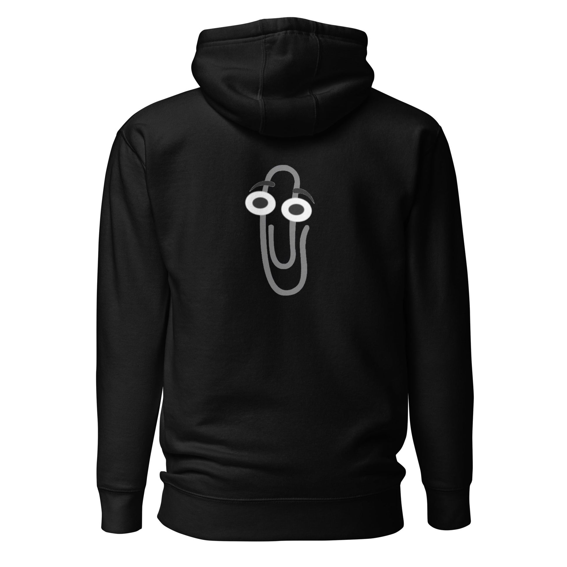 Poor Clippy - Unisex Hoodie (back print) by DarkByteGear
