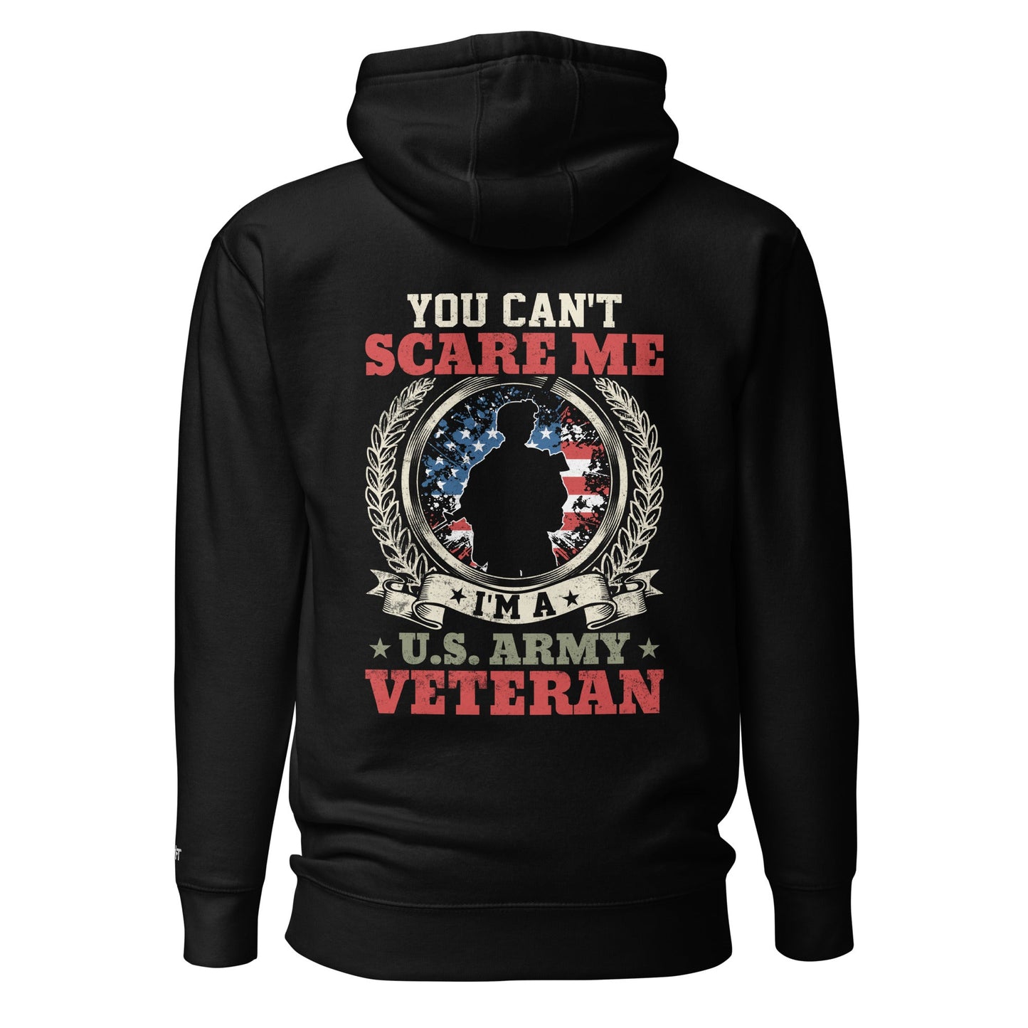 You can't scare me - Unisex Hoodie (back print) by DarkByteGear
