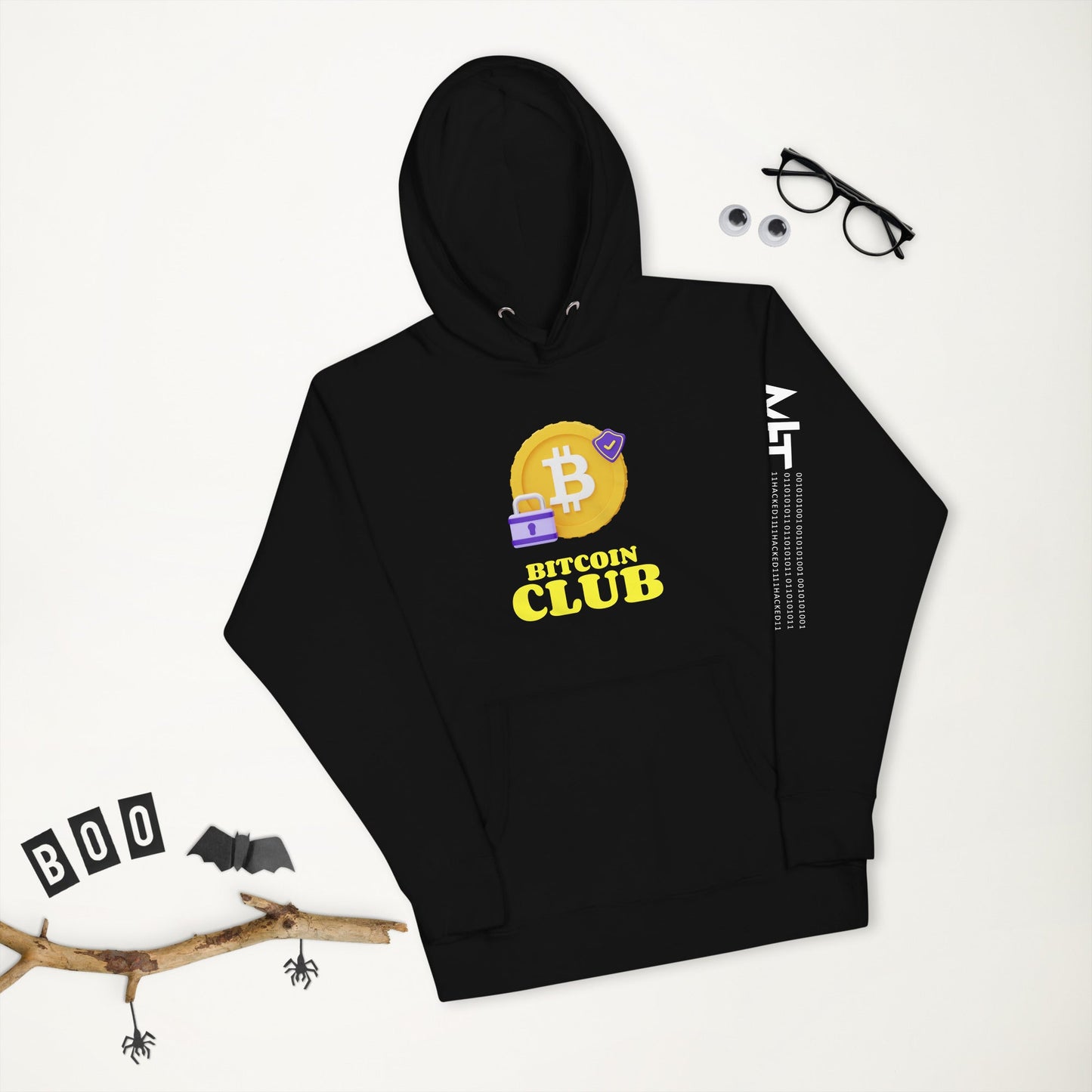 Bitcoin Club V7 - Unisex Hoodie by DarkByteGear