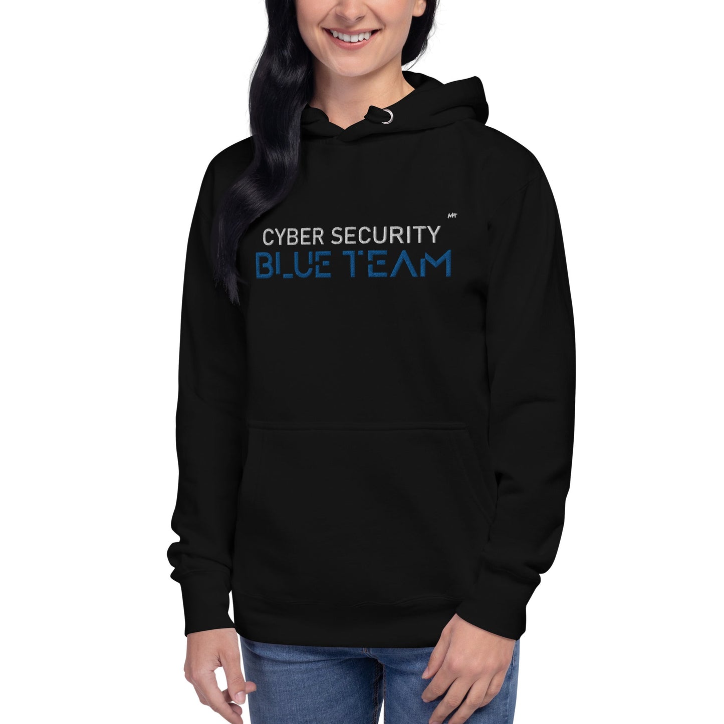 Cybersecurity Blue Team v4 - Unisex Hoodie (embroidered) by DarkByteGear