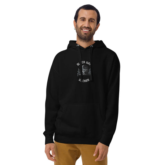 Black Hat Hacker - Unisex Hoodie (embroidered) by DarkByteGear