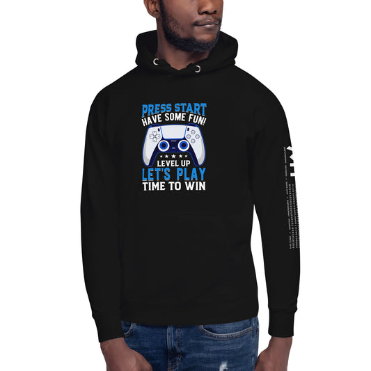 Press Start and Have some Fun - Unisex Hoodie by DarkByteGear