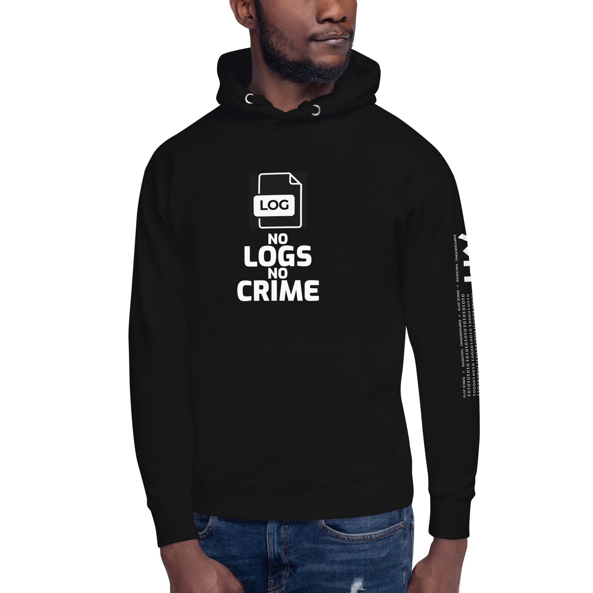 No logs no crime - Unisex Hoodie by DarkByteGear