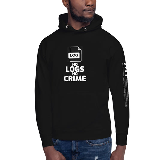 No logs no crime - Unisex Hoodie by DarkByteGear