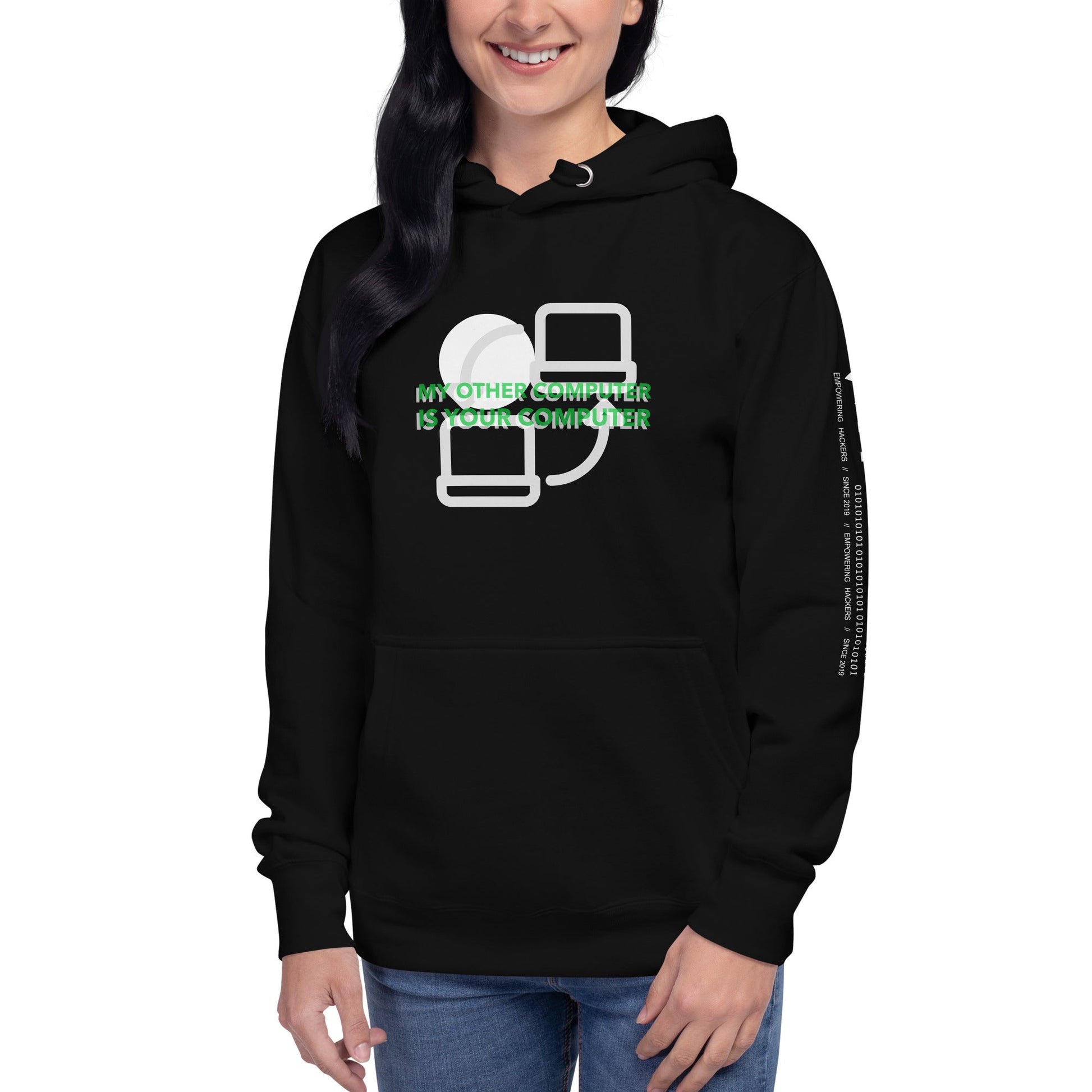 My other computer is your computer - Unisex Hoodie by DarkByteGear