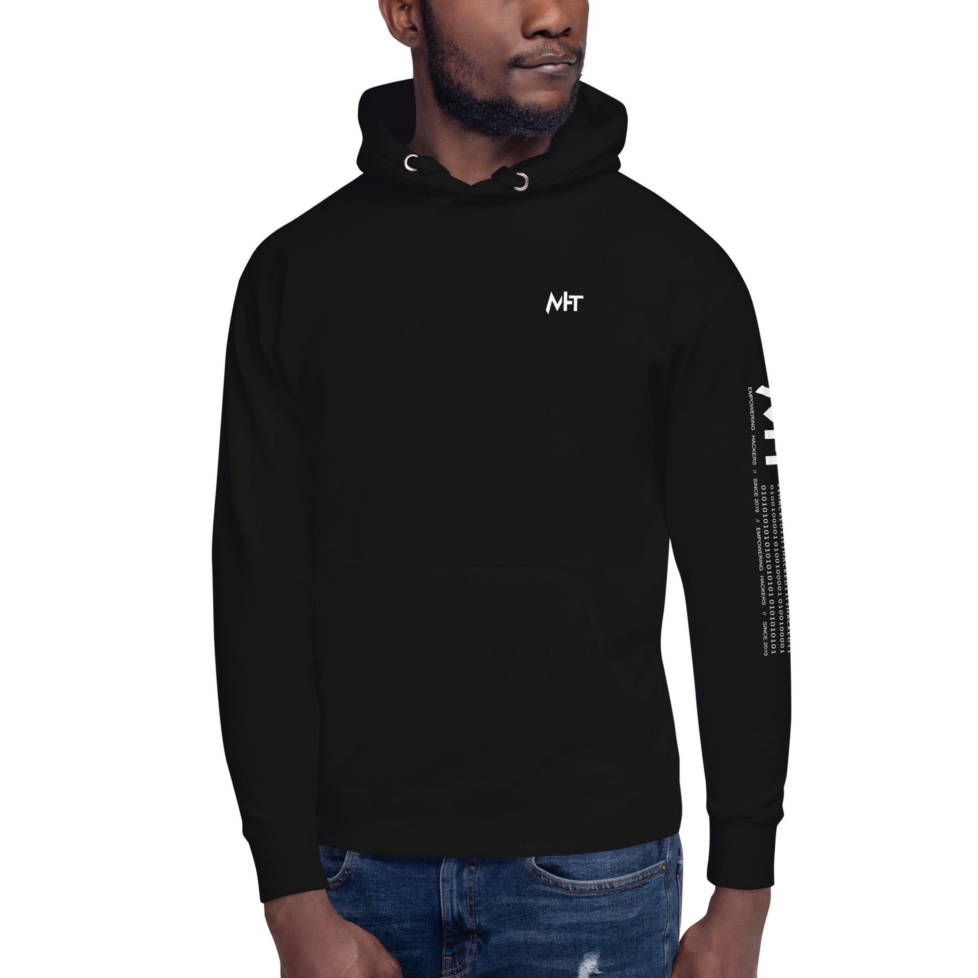 0 day v1 - Unisex Hoodie (back print) by DarkByteGear