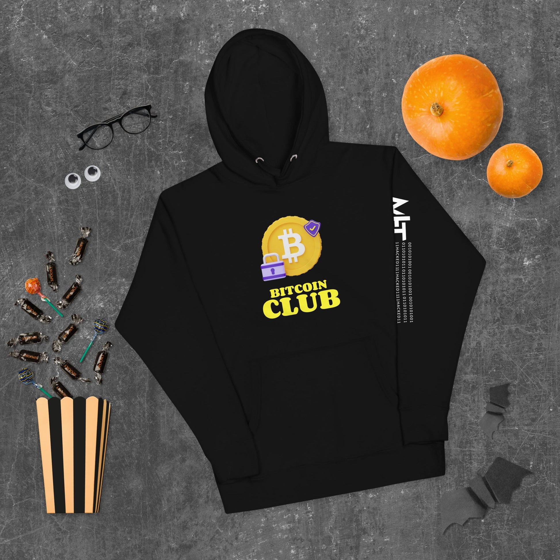 Bitcoin Club V7 - Unisex Hoodie by DarkByteGear
