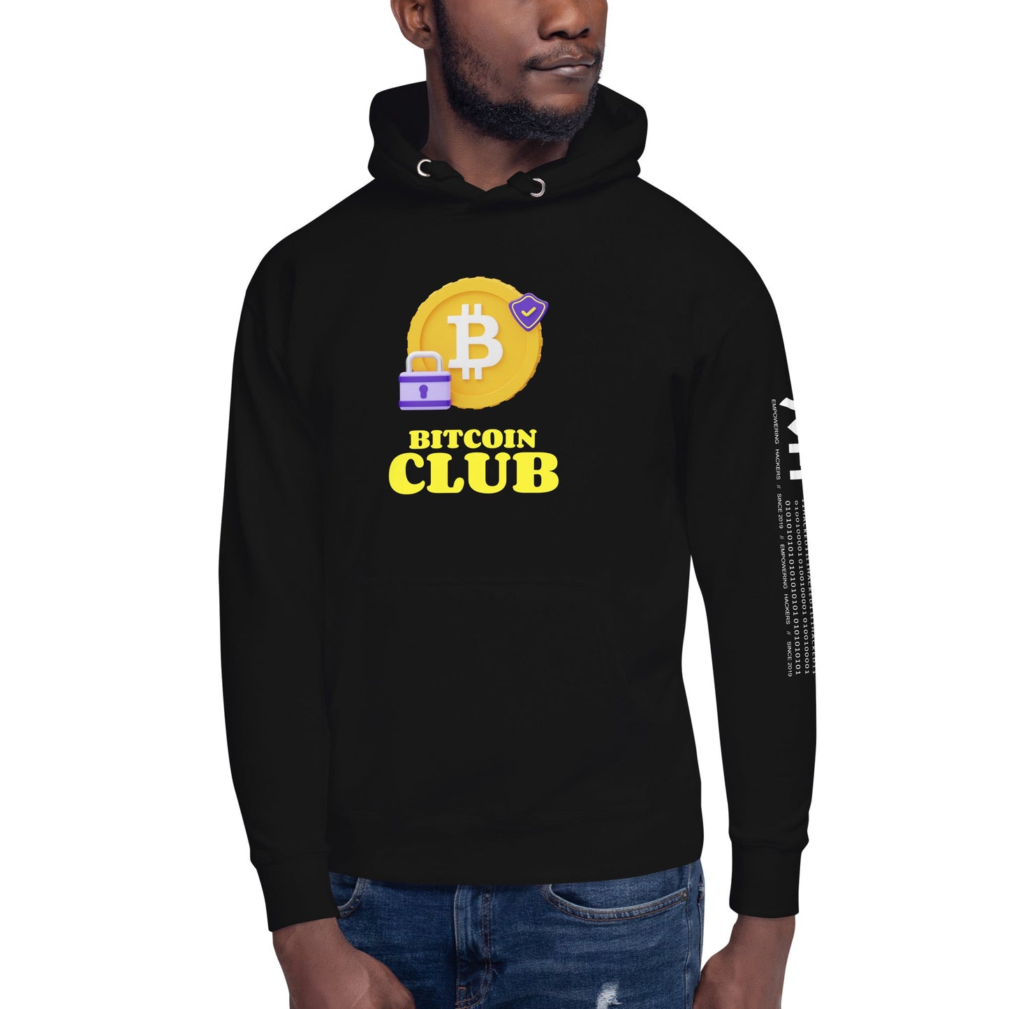 Bitcoin Club V7 - Unisex Hoodie by DarkByteGear