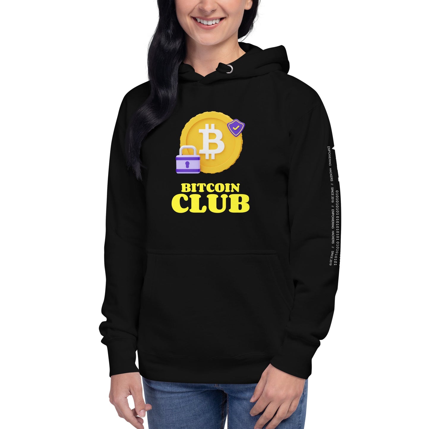 Bitcoin Club V7 - Unisex Hoodie by DarkByteGear