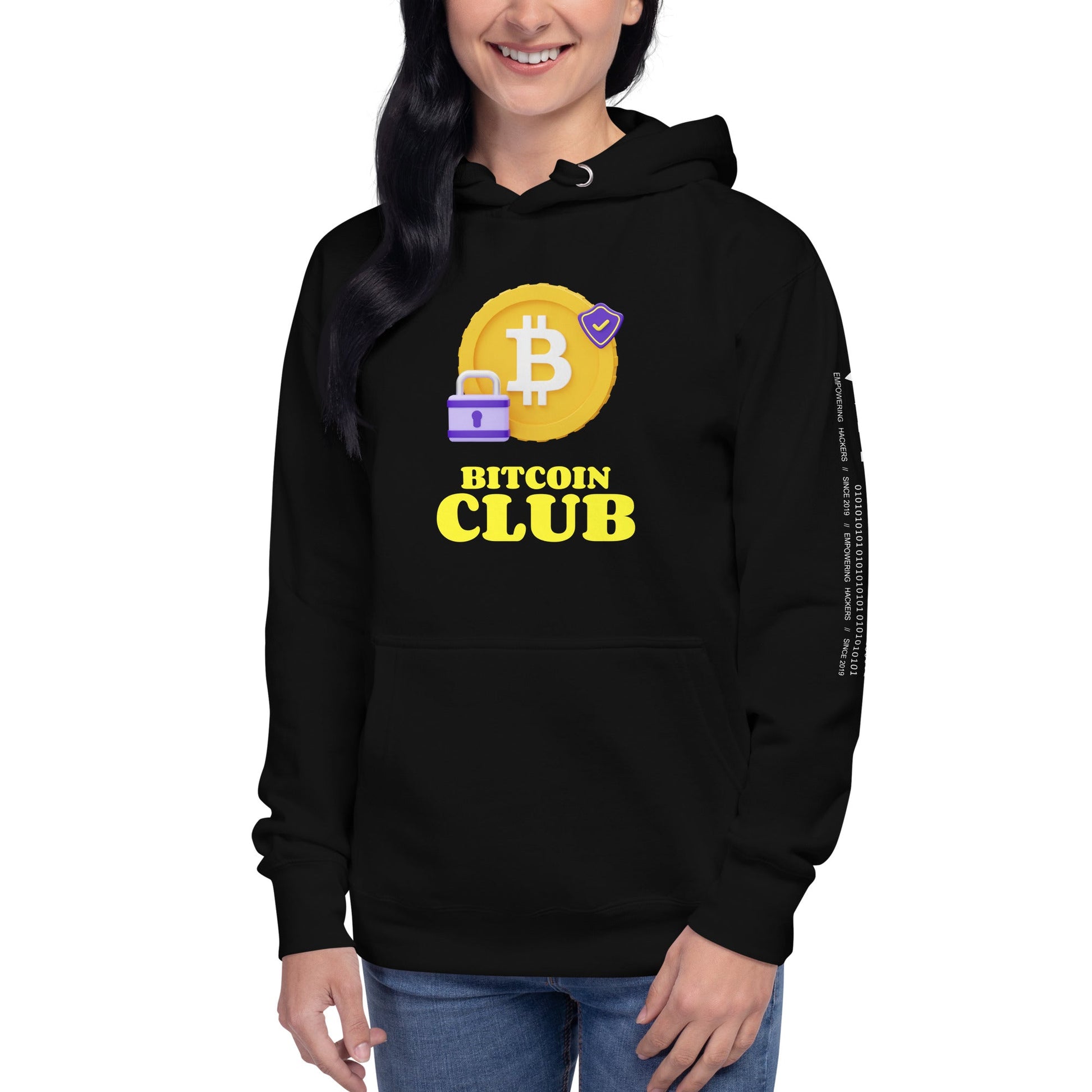 Bitcoin Club V7 - Unisex Hoodie by DarkByteGear