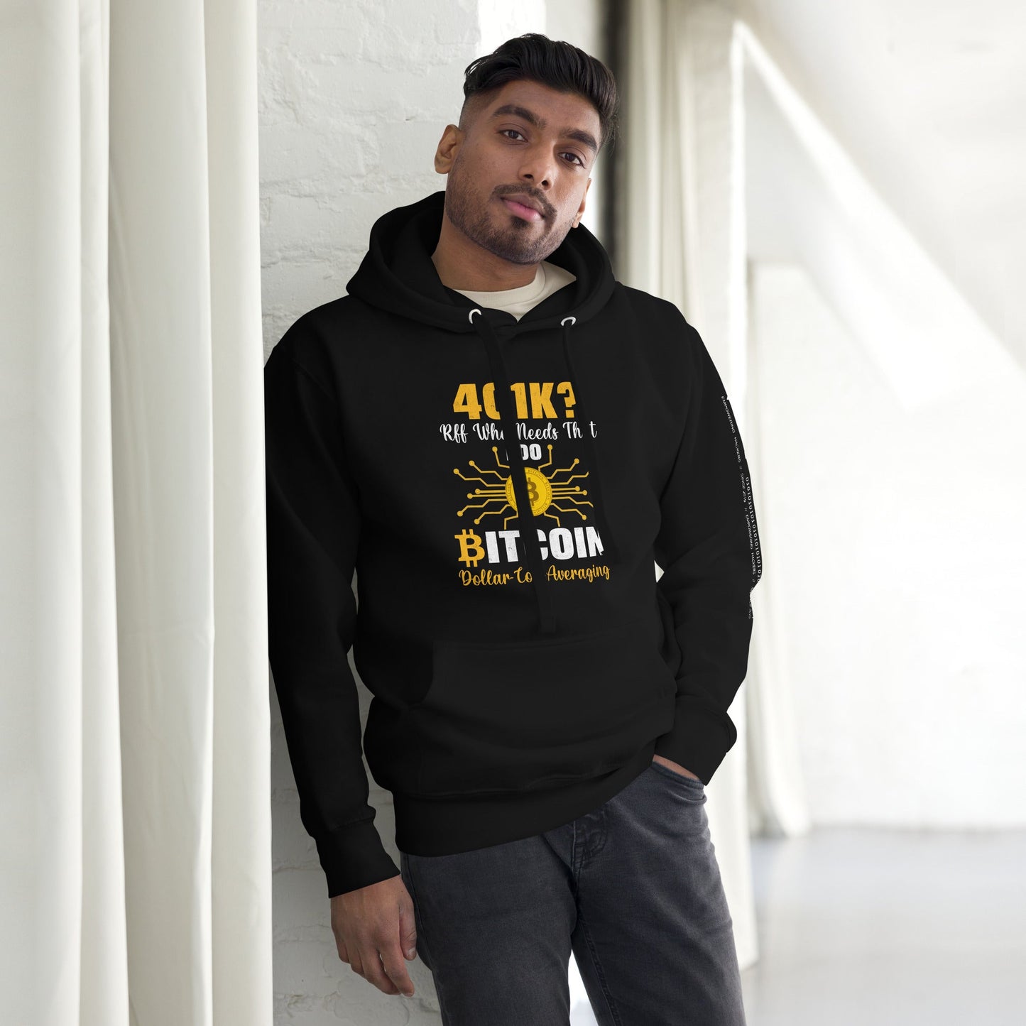 401K Bitcoin Unisex Hoodie by DarkByteGear