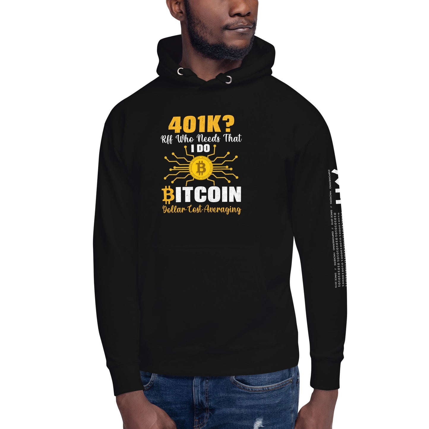 401K Bitcoin Unisex Hoodie by DarkByteGear