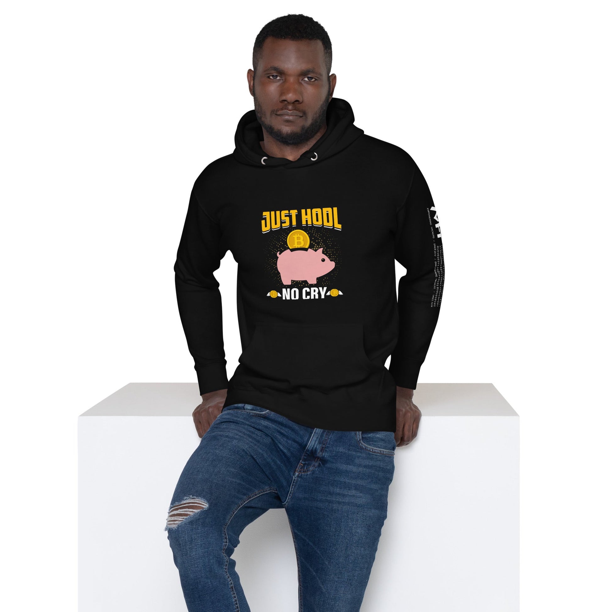 Just Hool No cry Unisex Hoodie by DarkByteGear
