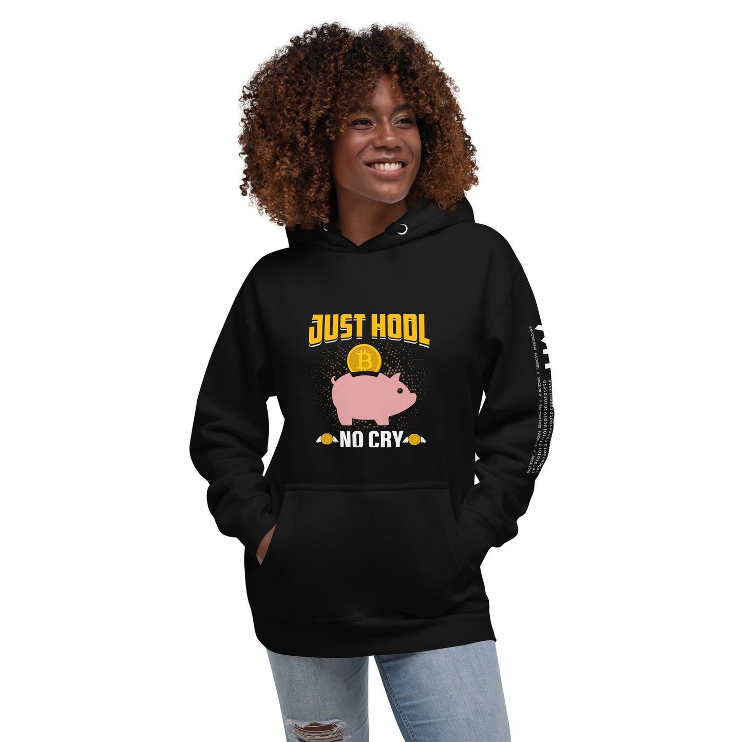 Just Hool No cry Unisex Hoodie by DarkByteGear
