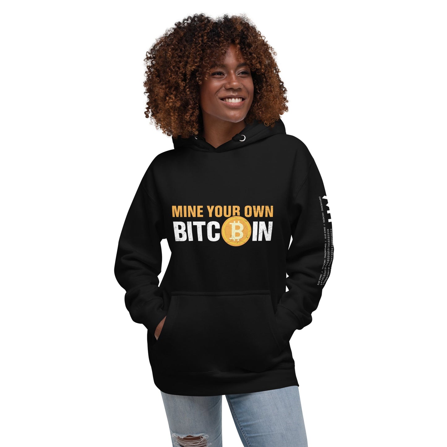Mind Your Own Bitcoin Unisex Hoodie by DarkByteGear