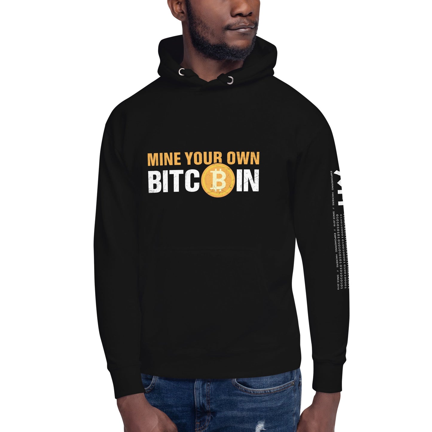 Mind Your Own Bitcoin Unisex Hoodie by DarkByteGear