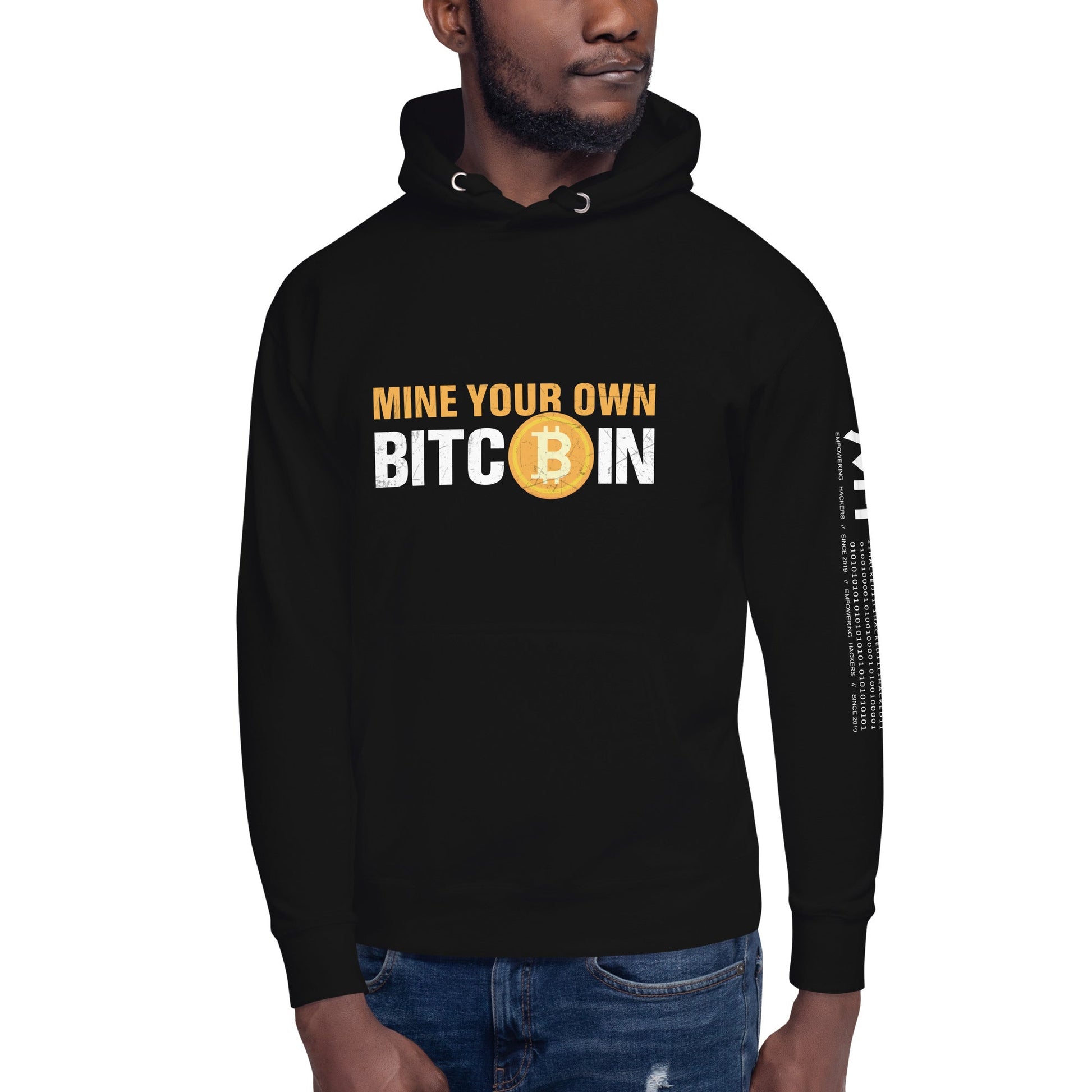 Mind Your Own Bitcoin Unisex Hoodie by DarkByteGear
