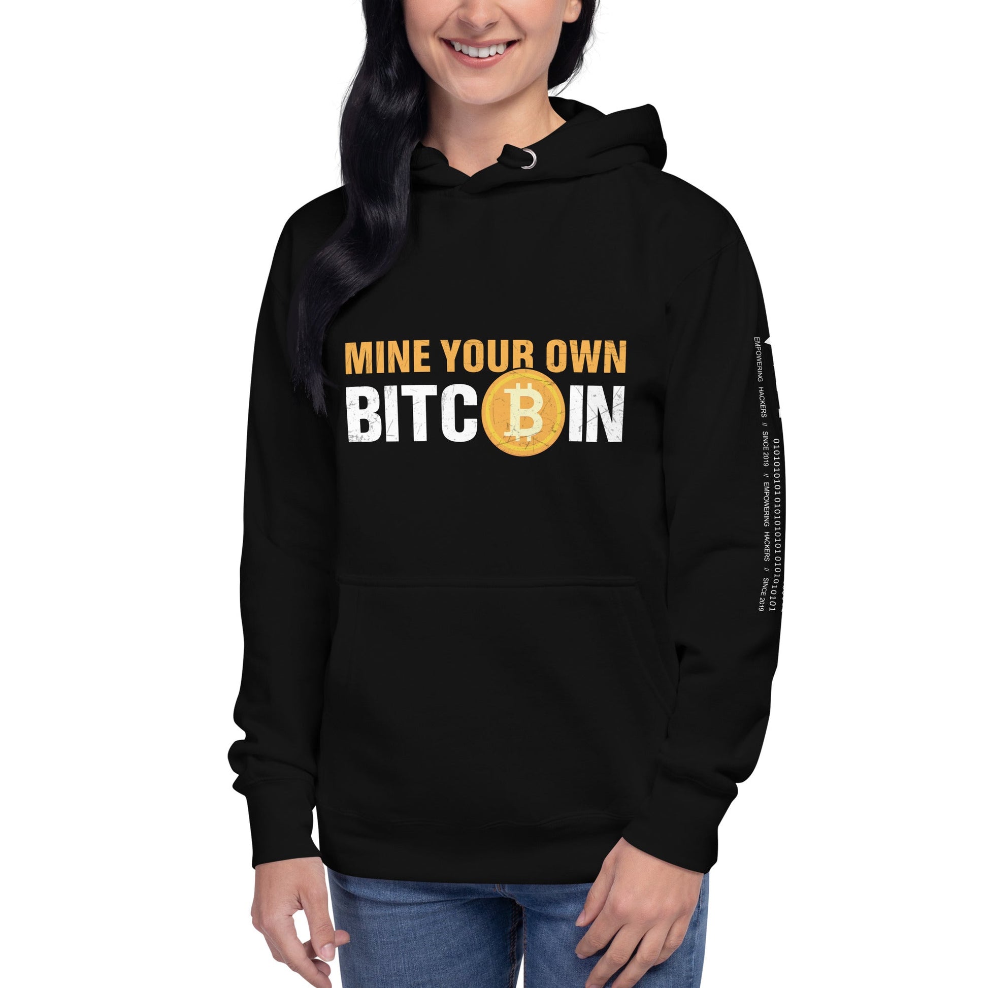 Mind Your Own Bitcoin Unisex Hoodie by DarkByteGear
