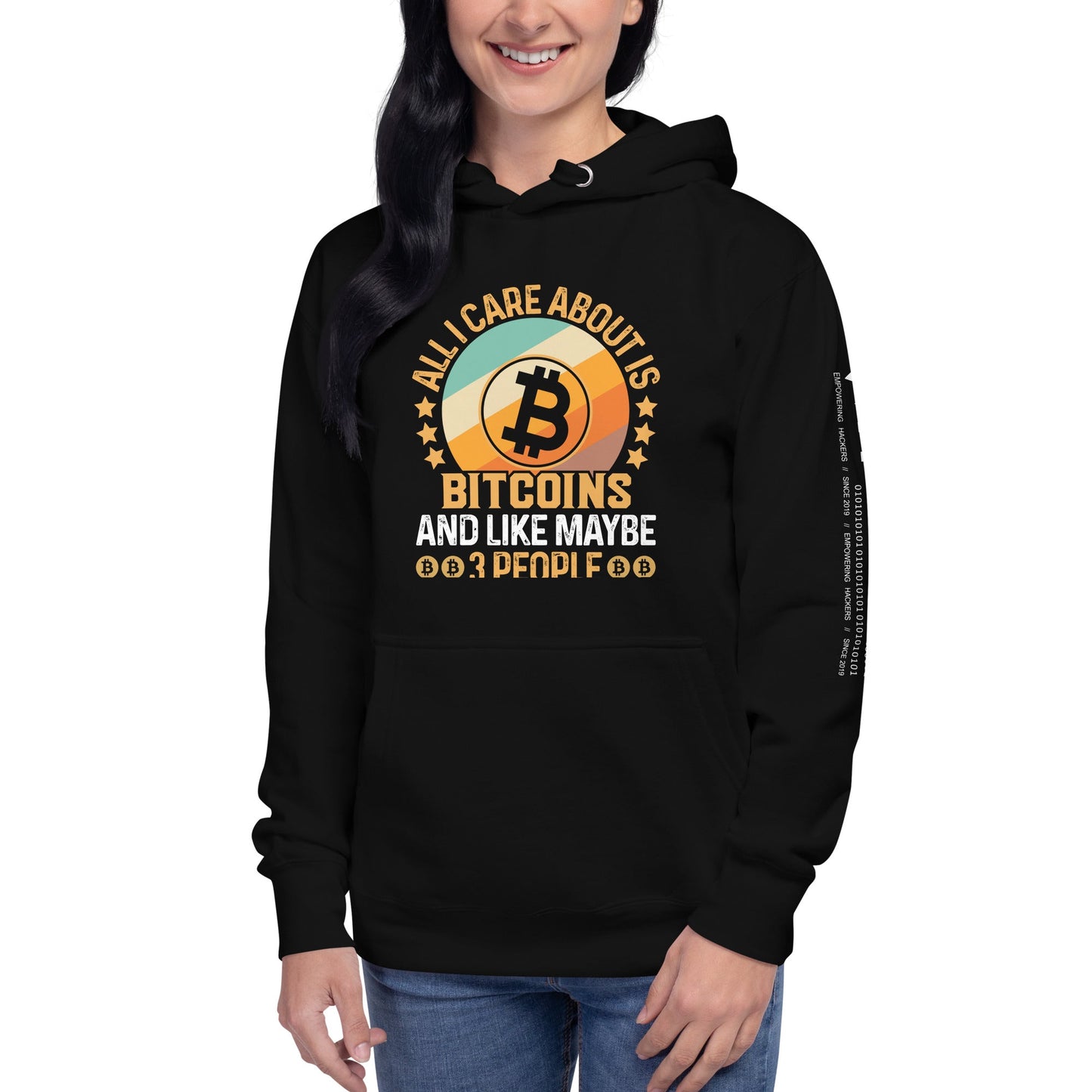 All I Care About Is Unisex Hoodie by DarkByteGear