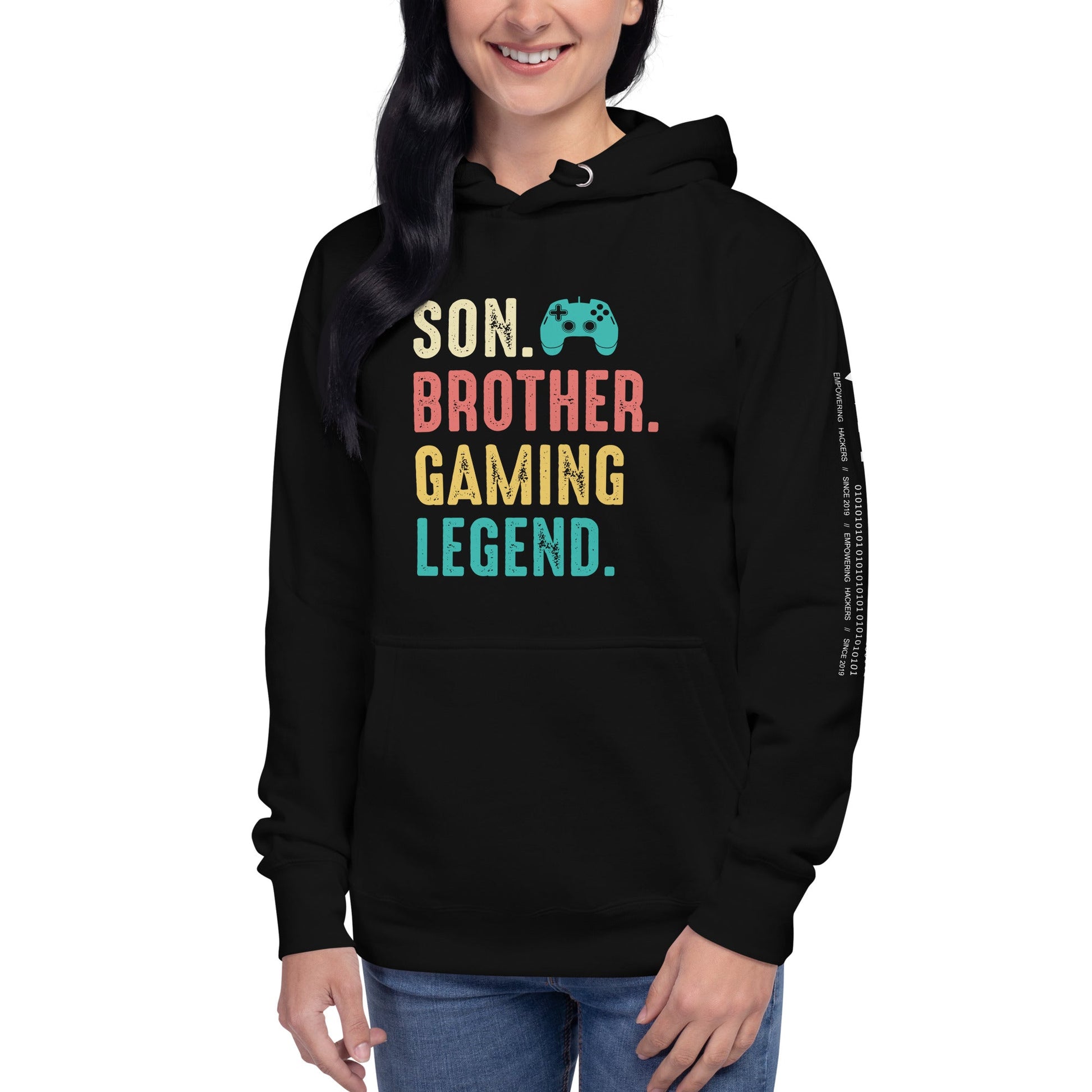Son Brother Gaming Legend - Unisex Hoodie by DarkByteGear