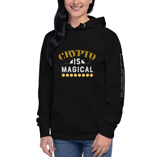 Crypto is Magical Unisex Hoodie by DarkByteGear