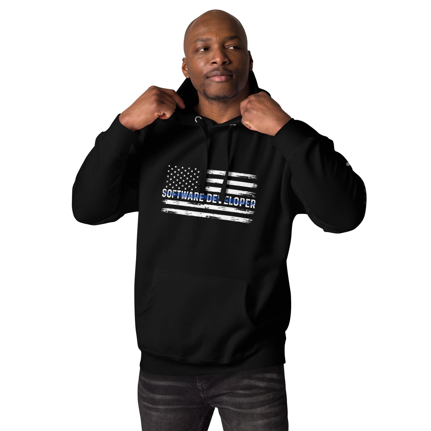 Patriotic Software Developer - Unisex Hoodie by DarkByteGear