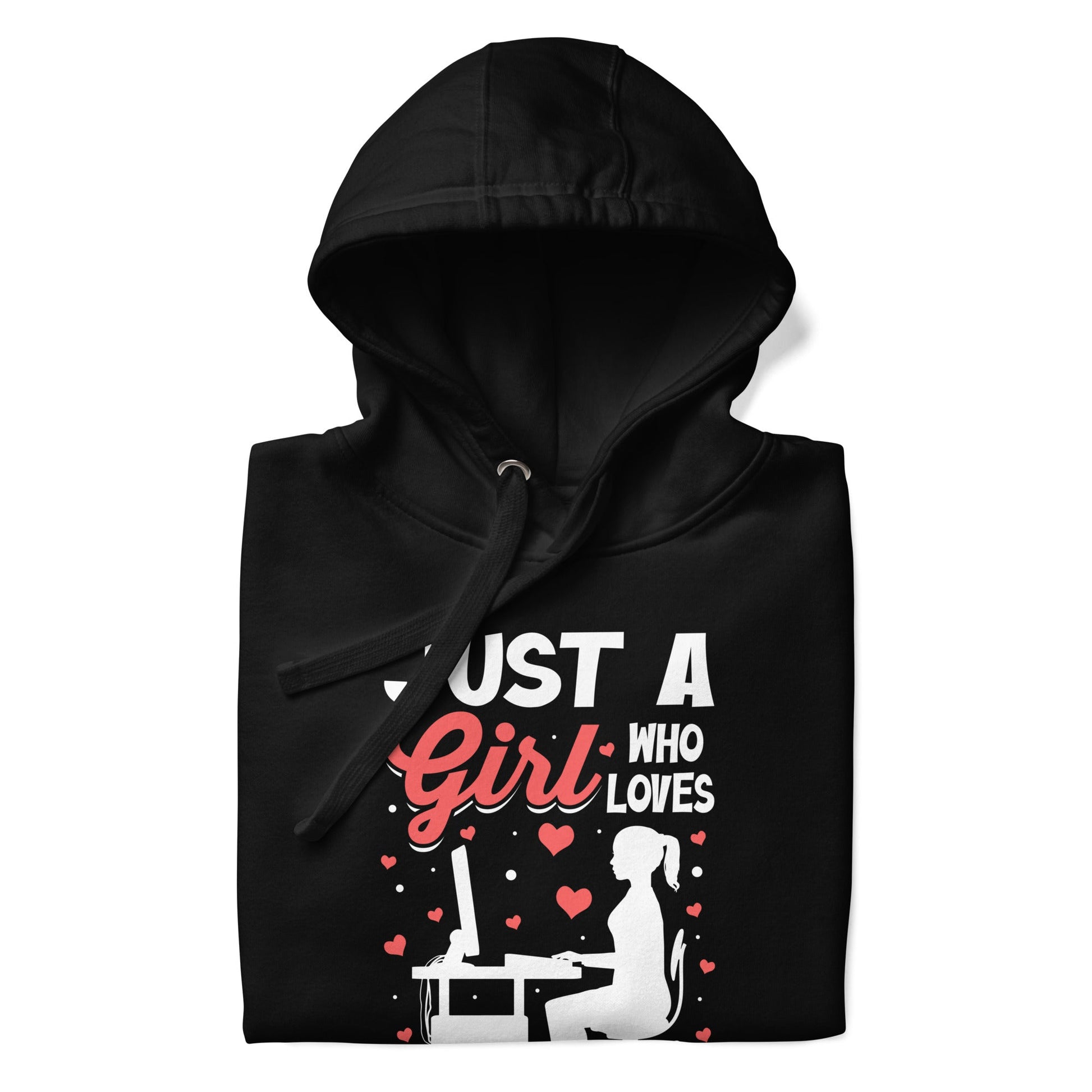 Just a girl who loves programming - Unisex Hoodie by DarkByteGear