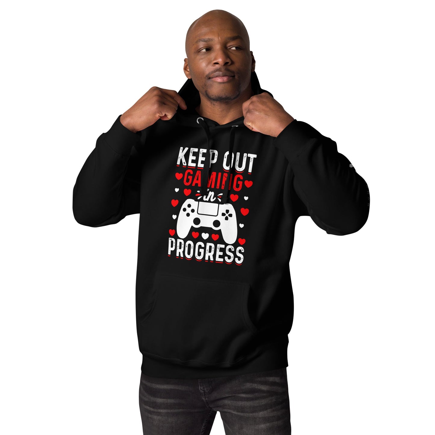 Keep out Gaming in Progress Unisex Hoodie by DarkByteGear