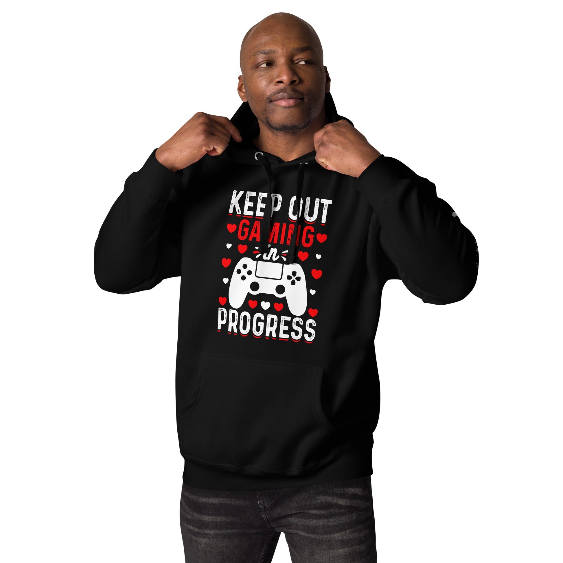 Keep out Gaming in Progress Unisex Hoodie by DarkByteGear